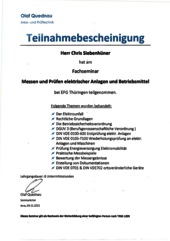 Messen und Prüfen elektrischer Anlagen und Betriebsmittel
